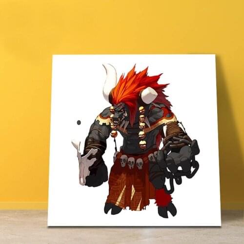 Game DNF wall poster pictures framework canvas art diy digital painting coloring by numbers