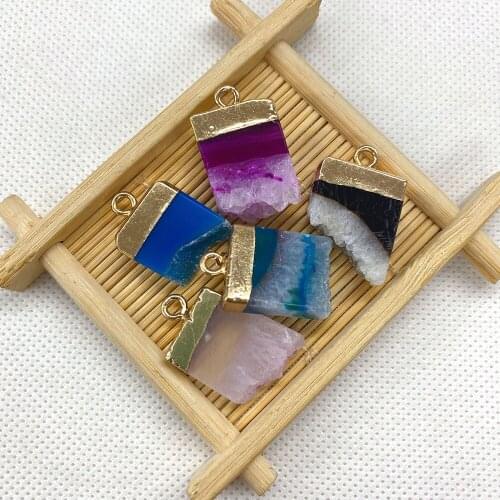 Natural Stone Irregular Shape Amethyst Opal Obsidian Used for Handmade DIY Colorful Charm Necklace Bracelet Earring Pendant