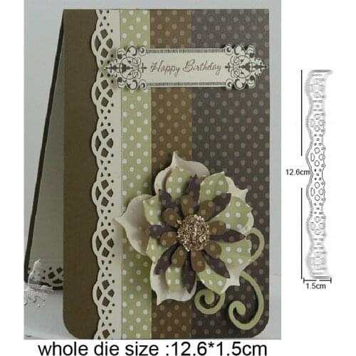 New lace border Cutting Dies for DIY Paper card Stencils for DIY Scrapbooking-photo album Decorative Paper Cards