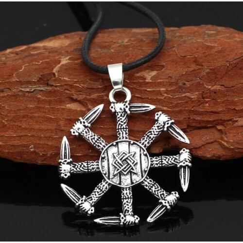 Kolovrat knot amulet slavs pendant necklace