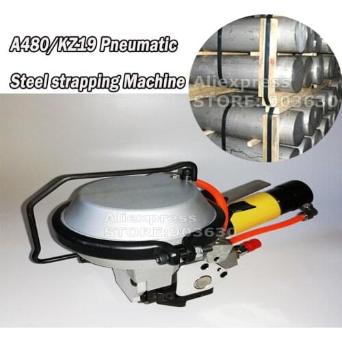 A480/KZ19 portable packaging machine 19mm Hand strapping tool pneumatic stripping machine