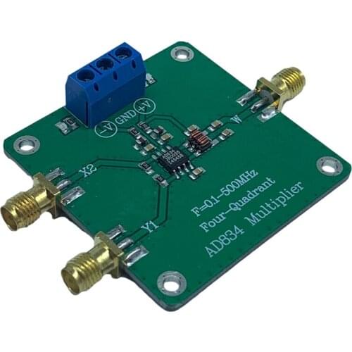 RF Mixer Module AD834 Amplitude Phase Detection Module 0.1-500MHz RF Multiplier Mixer Frequency Development Board