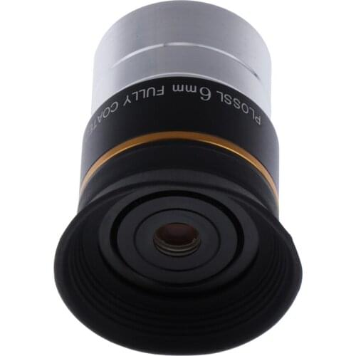 Fully Coated 6mm Plossl Telescope Eyepiece for Standard 1.25inch Telescope Filters and Other Devices