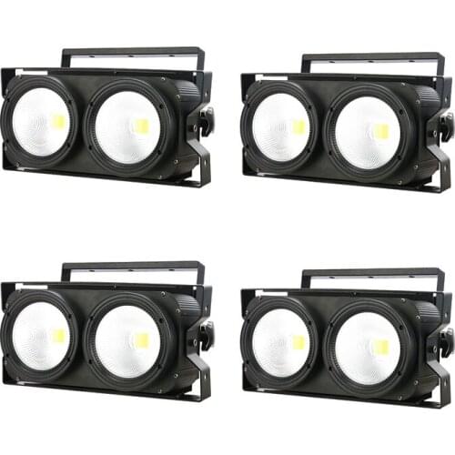 4pcs 2 Eyes COB LED Blinder 200W LED Par RGBW And Mixed 4 in1 Stage Lamp Effect For Stage Effect Light DJ Disco Lighting Party