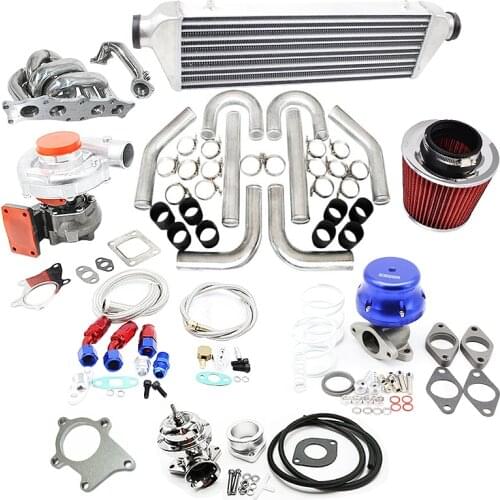 Turbo Kit T3/T4 for Toyot@ 88-99 Celica 90-95 MR2 SW20 3SGTE FMIC