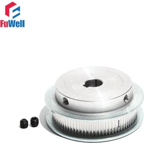 Timing Pulley S2M-75T 8/10/12/14/15mm Bore S2M 75Teeth Transmission Pulley Aluminum Alloy Synchronous Gear Pulley with Keyway