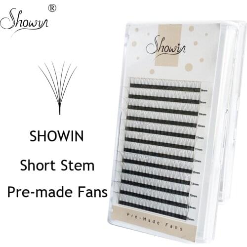 10 Case Premade Fans Lashes Mink Eyelashes For Extensions Faux Cils Makeup Soft Maquiagem High Quality Lash Natural Extension