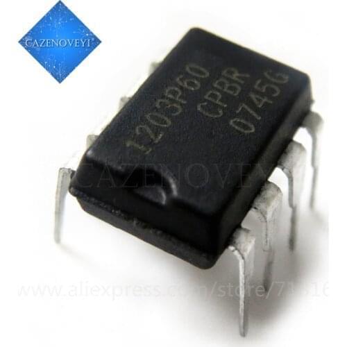 10pcs/lot NCP1203P60 1203P60 = NCP1203P100 1203P100 DIP-8 In Stock