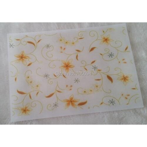 200PCS 15x21cm(5.91''x8.27'') Printed Handmade Soap Wrapping Paper custom gift paper need extra cost