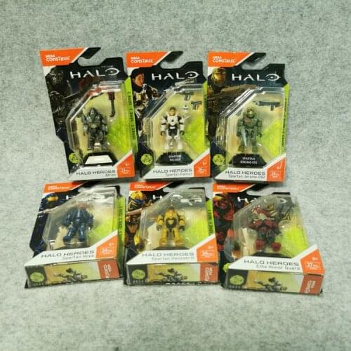 24Pcs Mega Bloks Halo Heroes Spartan Helioskrill Model Collectors Edition Birthday Holiday Gifts for Adults and Children
