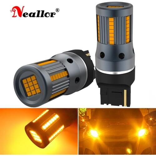 2X LED P21W 1156 BA15S BAU15S T20 W21W 7440 LED Bulb Turn Signal Light For Kia Sportage Ceed Rio 3 4 K2 K5 KX5 Sorento Soul 12V