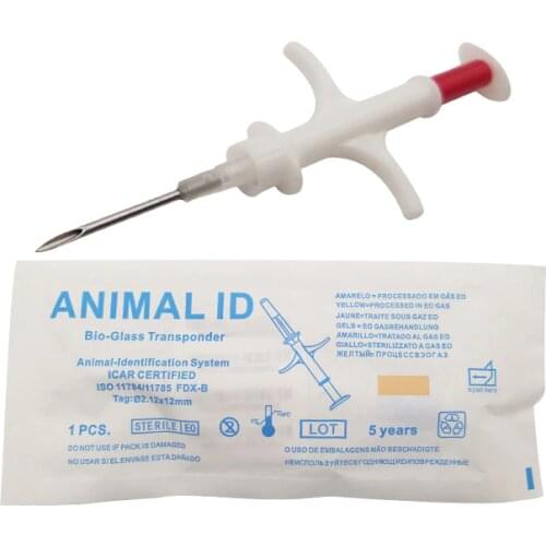 80pcs/lot) 2.12x12mm FDX-B Bioglass Animal ID for Dog Cat Fish Tortoise Mouse Sheep ISO Icar RFID Implant Microchip