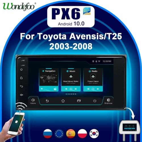 GBUS PX6 4G/64G car radio 2DIN Android 10 For Toyota universal RAV4 COROLLA VIOS HILUX 2 DIN auto audio multimedia navigation BT