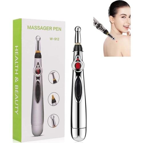 Electronic Acupuncture Pen Tens Massage Meridian Energy Laser Therapy Pen Pain Relief Tools Stimulation multifunctional Massager