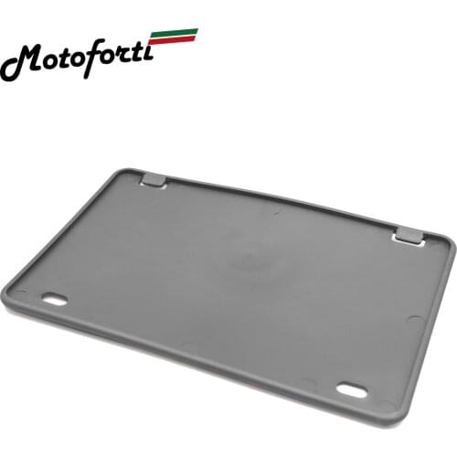 Motoforti Motorcycle Front Rear License Plate Frame Holder Bracket 22.5cm x 14.5cm 22.5cm x 10.2cm