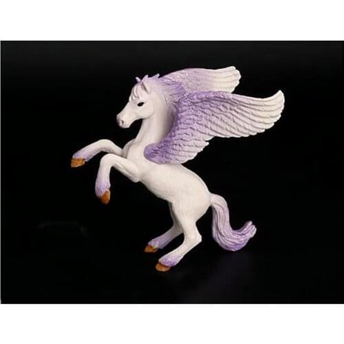Western Animal Unicorn Doll Toy Simulation Mini Animal Model Unicorn Horse Figure Model Wild Character Childrens Toy Figurines