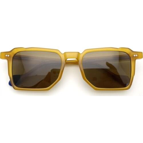 Night Vision Fashion Retro Acetate High Quality Handmade Sunglasses for Men Vintage Original Design Irregular Shape Sun Glasses