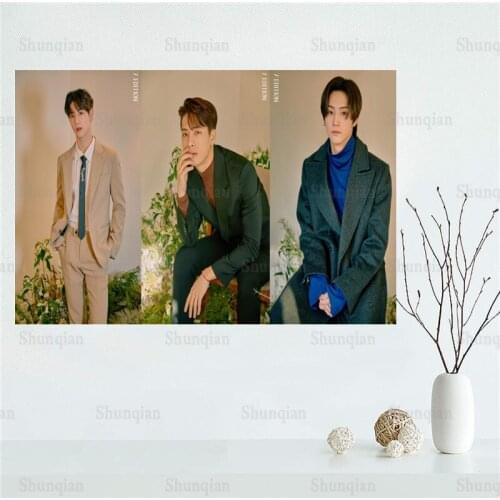 GOT7 KPOP Boy Poster Custom Satin Poster New Arrival Print Cloth Canvas Fabric Wall Poster No Frame Bedroom Home Decoration 0512