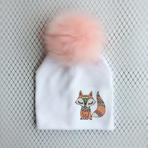 Spring autumn fashion animal boho fox toddlers infant bonnet baby hat for boy and girls travel hat cap for babies