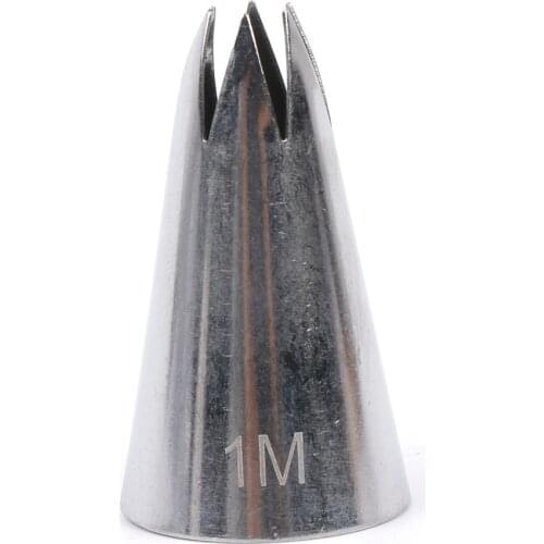 1m Stainless Steel Piping Icing Nozzle For Cream , Pastry Accessories Cake Cream Decoration Pastry Baking Tools For Cake Fondant