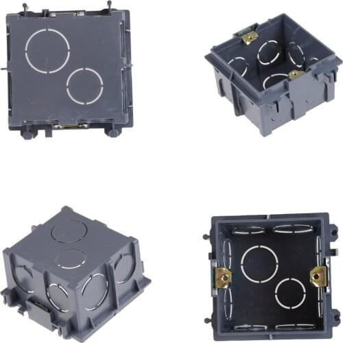 1PCS 76x72x50mm 86 Cassette Wall Plate Box For 86 Type Wall Plate Switch And Socket Stair Step Light Lamp Lighting Mounting Box