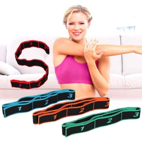 1 Pcs Yoga Strap Fitness Equipment Workout Resistance Bands Training Yoga Band Pilates Sport Equipment Sports At Home Exercise