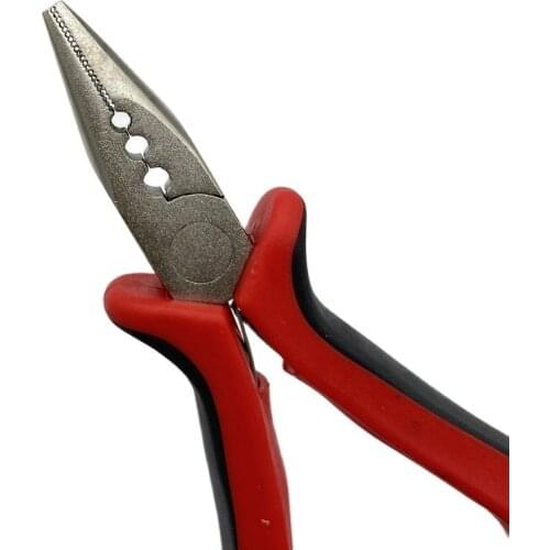 50 PCS red 3 holes hair extension plier salon equipment hair extension clamp