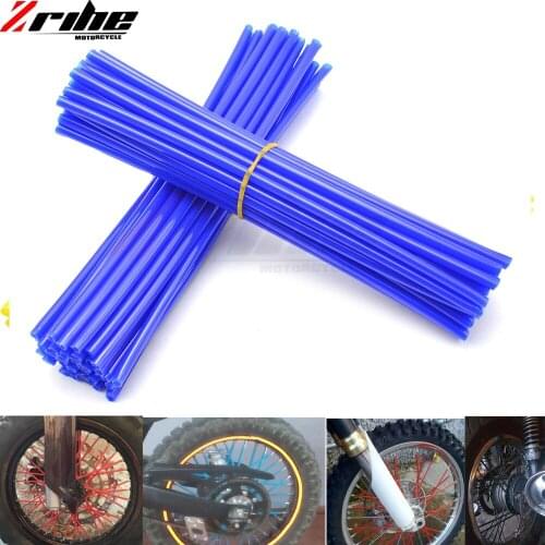 72 Pieces Universal Motorcycle Dirt Bike Enduro Wheel Rim Spokes Skins Off Road Shrouds Covers FOR EXC EXCF EXC F 125 250 45