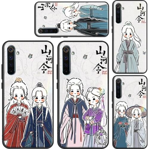 WORD OF HONOR Shan He Ling cartoon For OnePlus 9 9Pro 7 8 8Pro 8T 9R Case For Realme 8 7 6 Pro Q3 C3 C11 C15 C21 GT Neo Cover