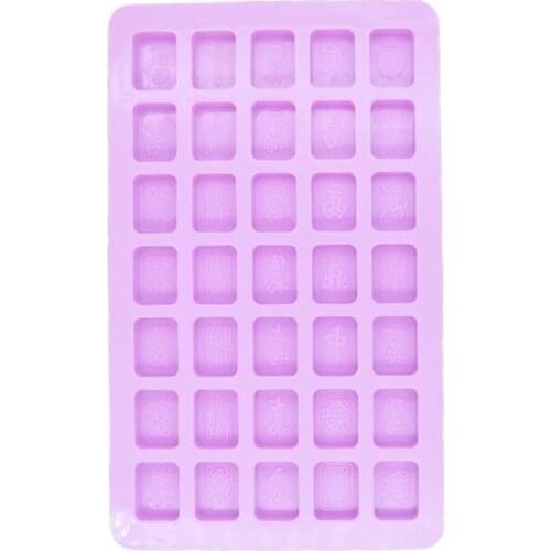 DIY Silicone Small Mahjong Mold Crystal Drop Gel High Mirror Creative Mold Handmade Accessories
