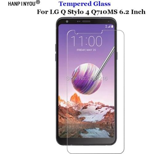 For LG Q Stylo 4 Tempered Glass 9H 2.5D Premium Phone Screen Protector Film For LG Stylo4 Q710MS Q710CS 6.2"