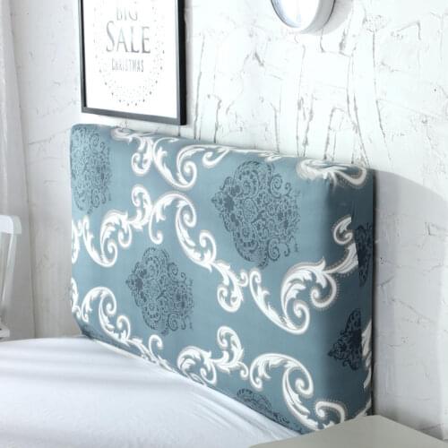 Nordic Style Bed Headboard Elastic Slipcover Fashion Printed All-inclusive Bedside Backrest Head Cover Bedspread Protector