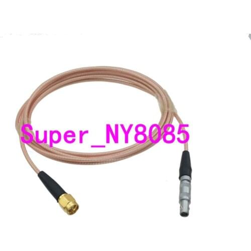 RG316 Cable Equality SMA Male to FFA.00S C5 1Pin Connector for Ultrasonic Equipment Flaw Detector 3FT~10M