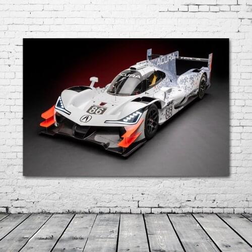 Canvas Paintings Acuras ARX 05 DPi Racing Car Sports Car Wall Art Posters and Prints for Living Room Decor