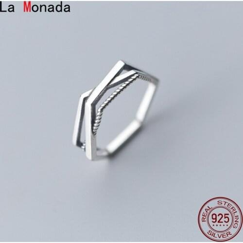 Women's Silver Rings La Monada China