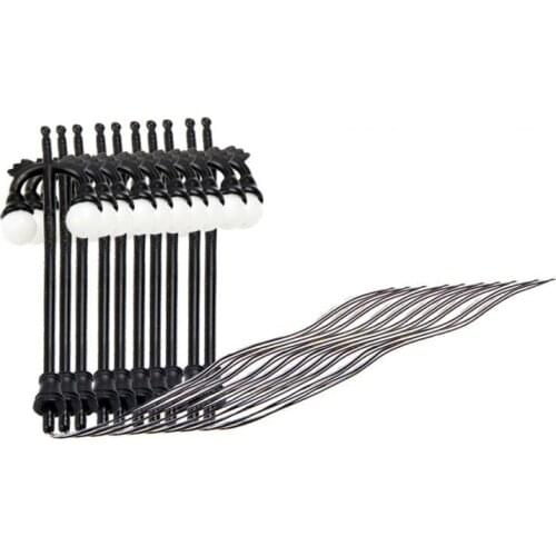 1:150 Double-head Model Street Lamp LED Railway Lamppost Landscape Decor LED Luminous Street Light Scenery