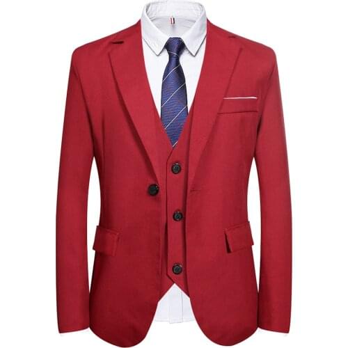 2021 Men Fashion Suits Mens Two-piece Suit and Vest Wedding Suits for Men Trajes De Hombre De Vestir Elegantes
