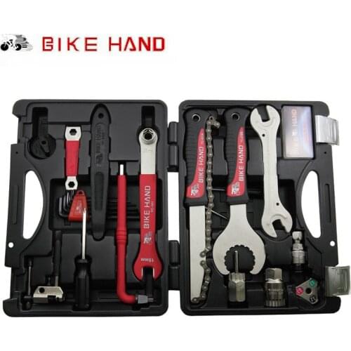 Bicycle repair kit toolbox mountain bike road bike folding bike professional rider cycling tool 18 in 1 vtt tool all-around