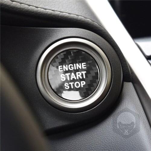 Carbon Fiber Car Engine Start Button Cover Sticker Car Decoration Accessories for LEXUS NX200 NX300 GS ES200 ES250 CT RX300