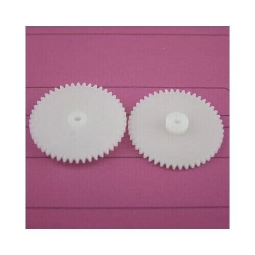 Wholesale Spindle monolayer 482A plastic gear aperture 2MM motor reduction gear DIY model toy car accessories 0.5 modulus