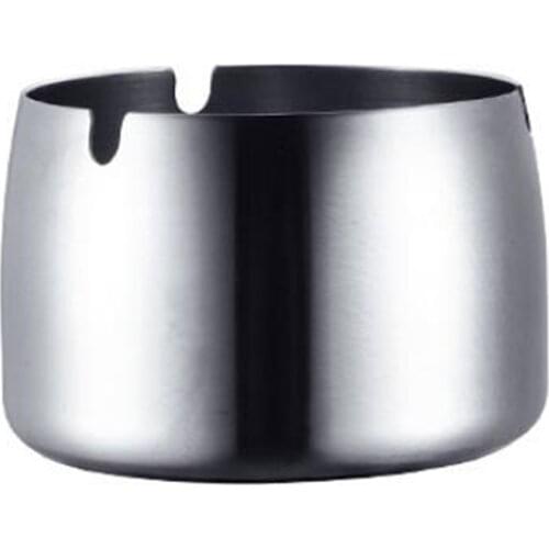 2020 New Stainless Steel Ashtray Creative Wind Ashtray Garden Terrace Balcony Anti-Fall Household Ashtray