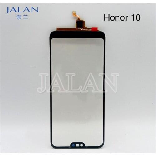 2PCS Touch Glass Digitizer Front Panel with Fingerprint Function For huawei Honor 10 Repair Replacement