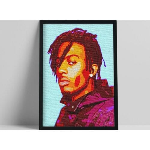 Playboi Carti America Rapper Poster, Singer Wall Art, Handsome Man Portrait Prints, Carti Music Star Wall Painting, Fans Gift