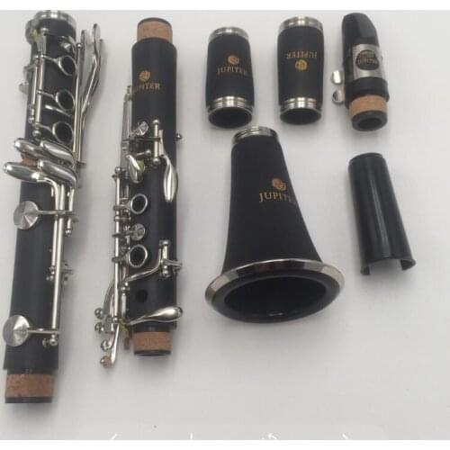 JUPITER JCL-700N Professional Woodwinds 17 Key Clarinet Bb Tune B Flat Nickel Plated Instrument For Student Made in Taiwan