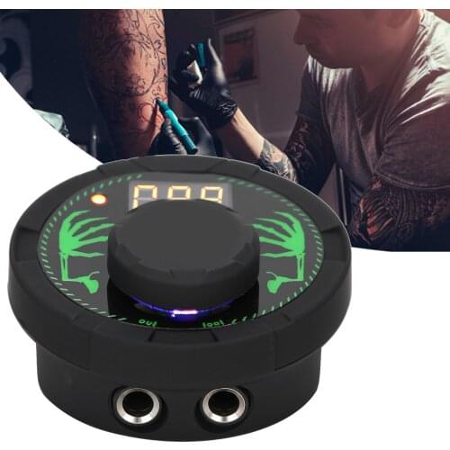 Professional LCD Screen Tattoos Power Supply Foot Pedal Dual Mode Portable Mini Power Supply Tattoo Machine Tool Accessories