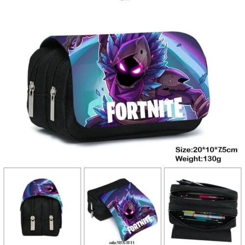 Game Fortnite toy pencil case character printing school bag storage bag boys and girls fashion stationery box student gift