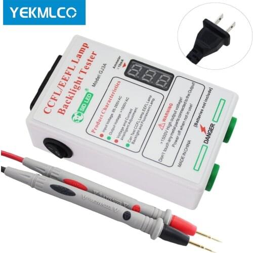 LED Tester CCFL EEFL Lamp and TV Backlight Tester LCD tester All Size Repair Tools Electricien YEKMLCO Maintenance