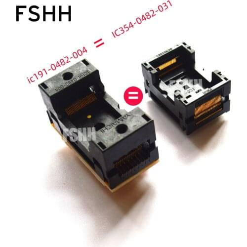 TSOP48 test socket IC191-0482-004 instead of IC354-0482-031 0.5mm 20mm FLASH socket