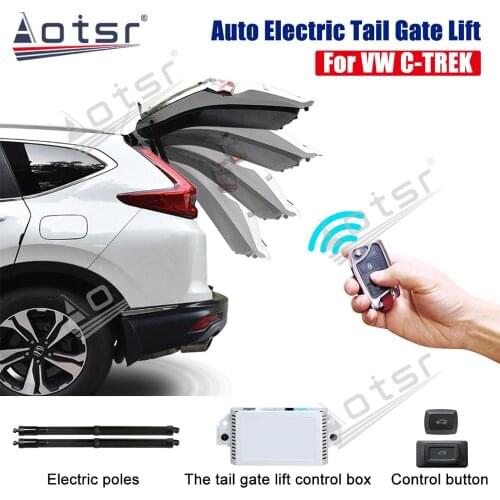 Smart Auto Electric Tail Gate Lift for Volkswagen C-TREK 2017 Remote Control Drive Seat Button Control Set Height Avoid Pinch