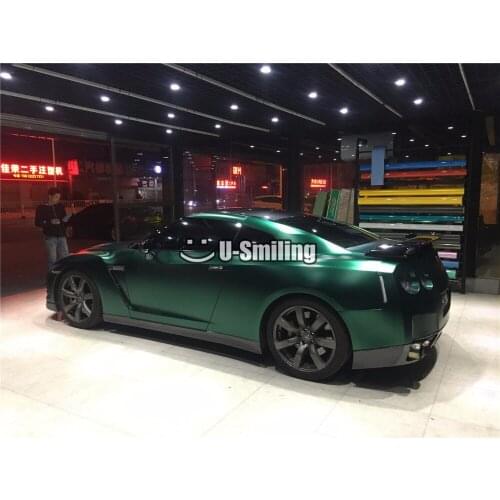 Premium Wrap Stone Green Satin Chrome Vinyl Wrap Film For Car Sticker Bubble Free Car Wrapping Foil